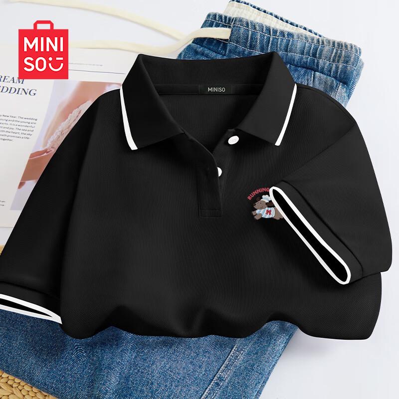MINISO Women s Moisture-Wicking Polo T-Shirt S