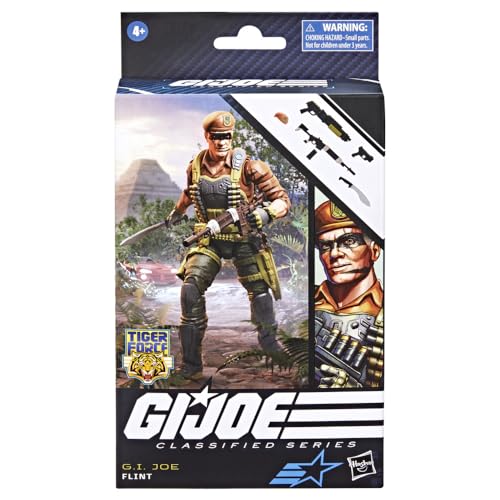 G.I. Joe Classified Series Tiger Force Flint Collectible Action Figure 89 6-Inch Action Figure for Boys & Girls with 6 Accessories