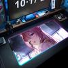 hakui koyori Mouse Pad RGB Gaming Mousepad Big LED Pad PC Desk Mat Luminous Mouse Pad Large Keyboard Mats Table Rug With Backlit