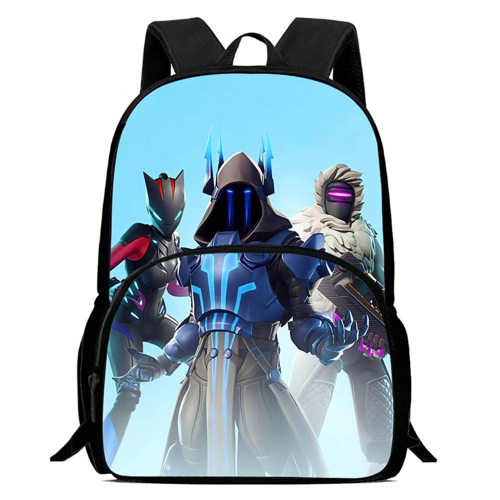 FORTNITE Cartoon Lightweight Kids Backpack, Adjustable Shoulder Strap & Front Pocket, Unisex Boys & Girls Age 5-10