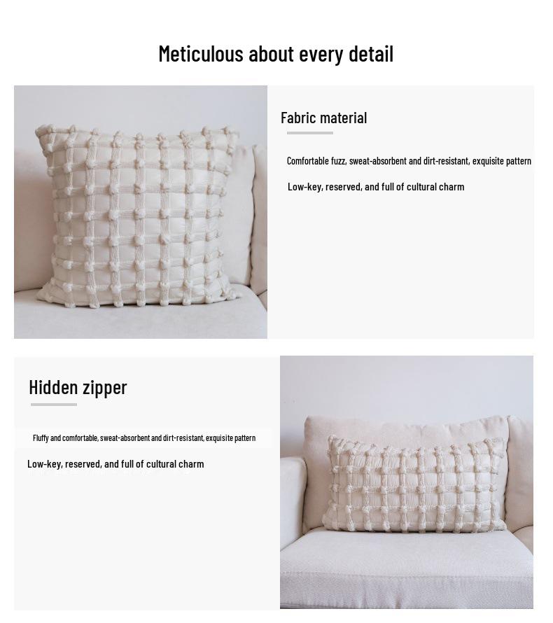 Creative 3D Bubble Pillowcase - Stylish & Versatile Cushion Cover for Living Room Sofa