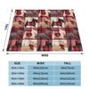 The Scottish Terrier Fleece Throw Blanket Scottie Dog Tartan Skye Blanket for Bedding Car Super Soft Bedroom Quilt