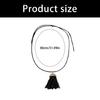 Adjustable Length Beaded Fringe Necklace Collarbone Chain for Daily Accessories Party Gatherings and Gift Ideas