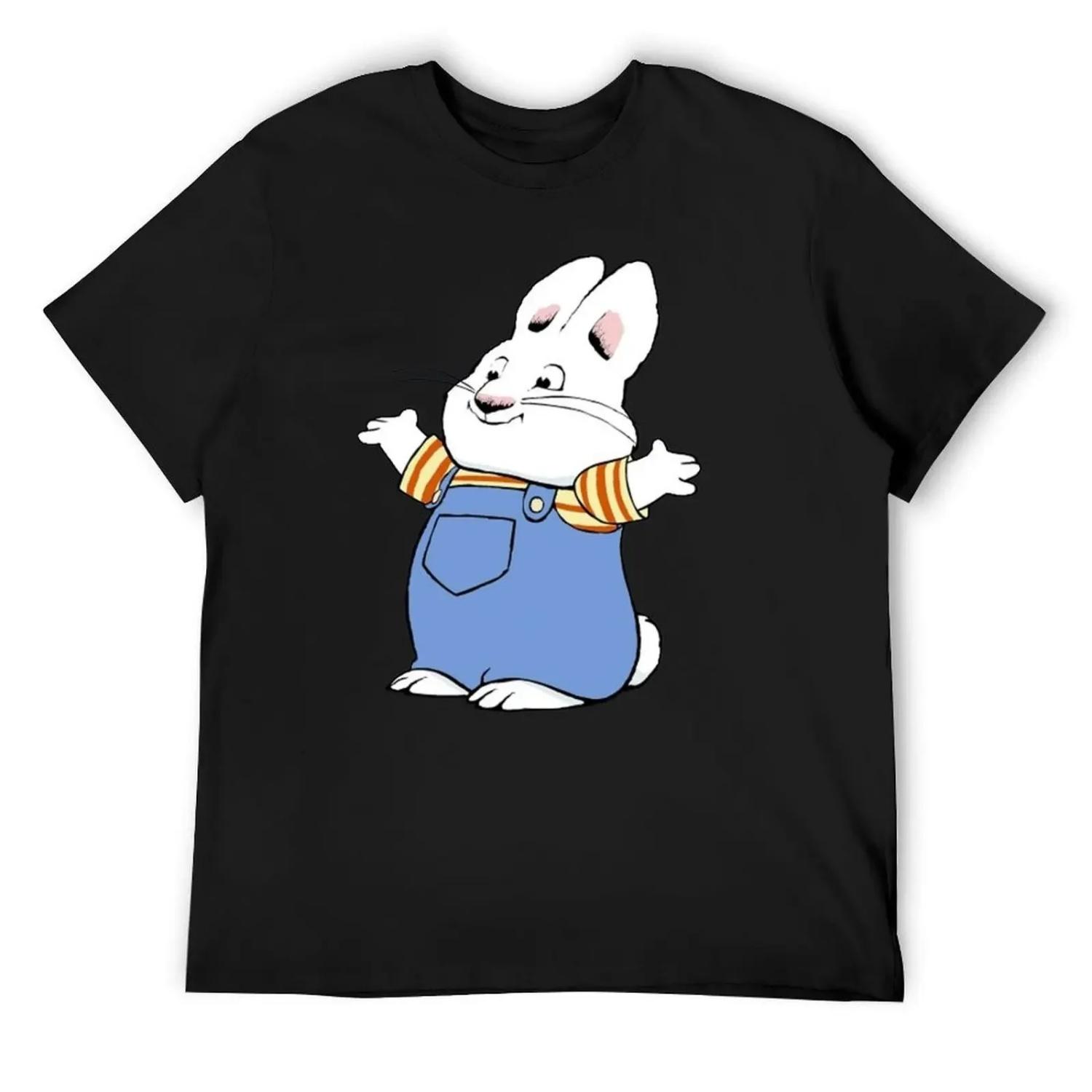 

Copy of Max and ruby bunny T-Shirt graphic tee shirt clothes graphic shirts men workout shirt XXXXXL чорний