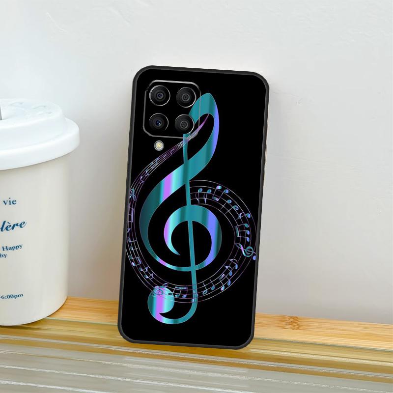 Musikalisk Musiknot Fodral För Samsung Galaxy M52 M32 M12 M16 M14 M54 M13 M33 M53 M56 M36 M31 M11 M35 M55 M15 M06