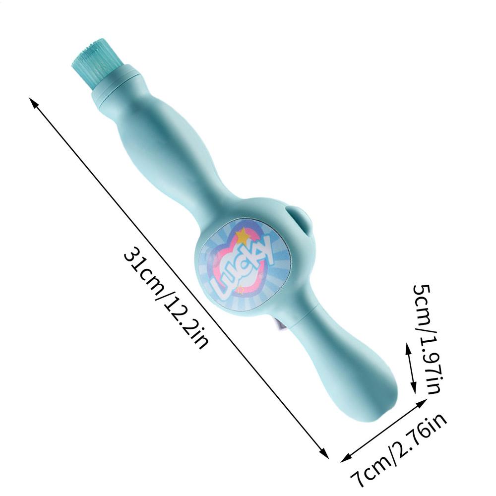 Bubble Wand Machine Lighting Kids Smokes Bubble Make Machine Stylish Creative Electric Blower With Vibrant Effect Bubble Blower синий