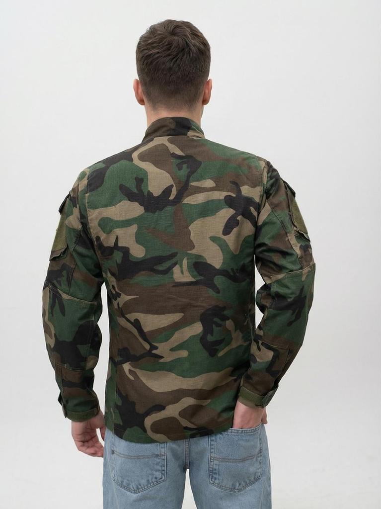 Men's Woodland Camo Jigga Wear Uniform Sweatshirt XXL