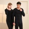 Men's and Women's Plus Velvet Thermal Underwear Set - Cashmere Silk Autumn Winter Base Layer