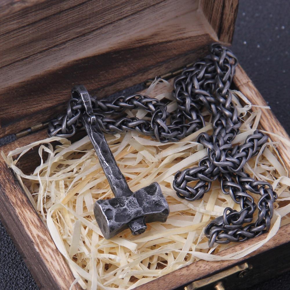 Nordic Thor's Hammer Necklace Vikings 459