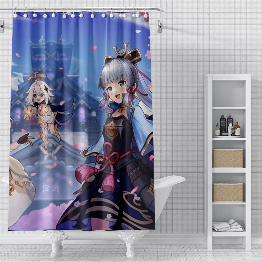 Home Duschvorhänge Für Badezimmer Landschaft Tiere Wasserdichter Stoff Badezimmervorhänge Moderner Duschvorhang 180X200 240X200