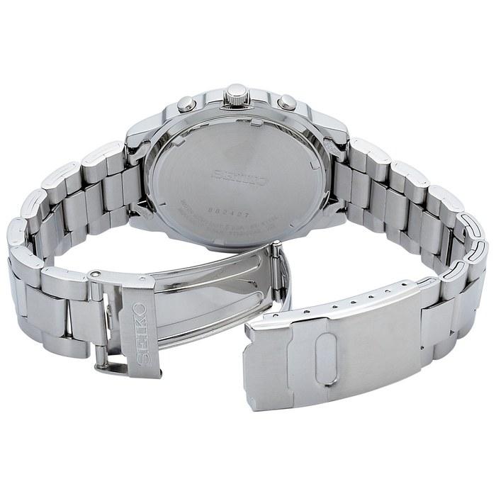 Seiko SND191P Men's Watch - Black/Silver/Silver