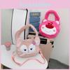 Plush Fluffy Cartoon Doll Handbag Bag Shoulder Slung Gift In Autumn And Winter