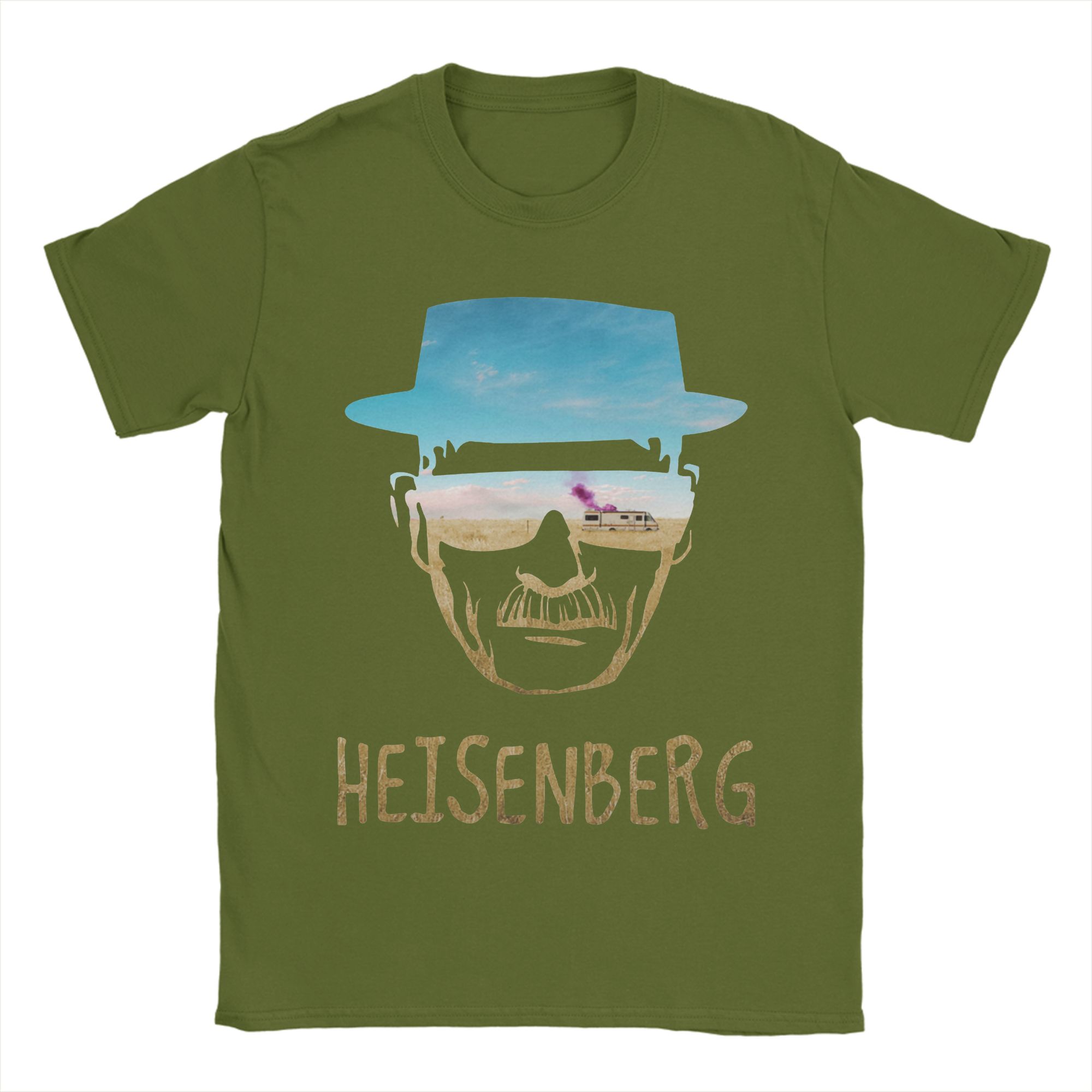 

Heisenberg Breaking Bad Men T Shirt Amc Walter White Jessie Pinkman Tee Shirt Short Sleeve O Neck T-Shirt Cotton New Clothing 4XL