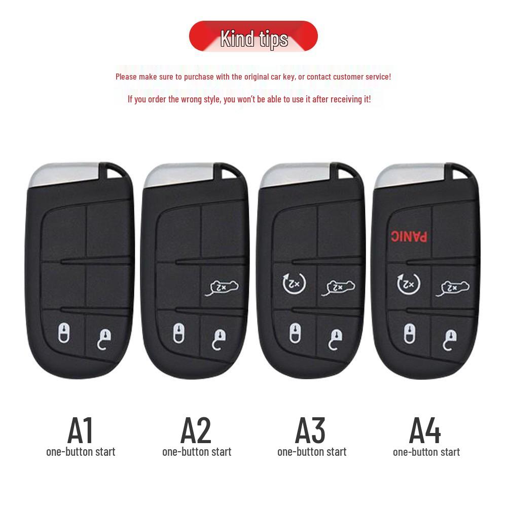 Jeep Key Case for Grand Cherokee, Renegade, Compass, Commander, and Cherokee