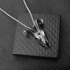 Rock Personality, African Tribal Sheephead Pendant, Die-Cast Retro Men'S Titanium Steel Necklace.