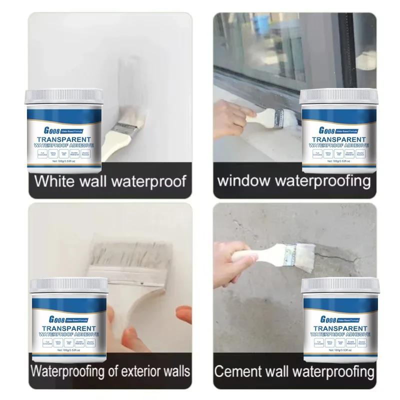 Invisible Waterproof Agent Transparent Sealing Coating Leak-Free Glue Adhesive Super Sealant Toilet Repair 30/300/600/1000g