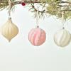 12pcs Irregular Christmas Spheres Pendant 6cm Christmas Tree Ornaments Xmas Velvet Balls  Kid Gift