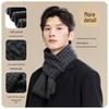 JIUMU Men's Pure Wool Winter Scarf