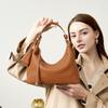 Girls Design Sense Leather Shoulder Bag Versatile Large Capacity Women's Office Workers Handbag Female Hobo Bag