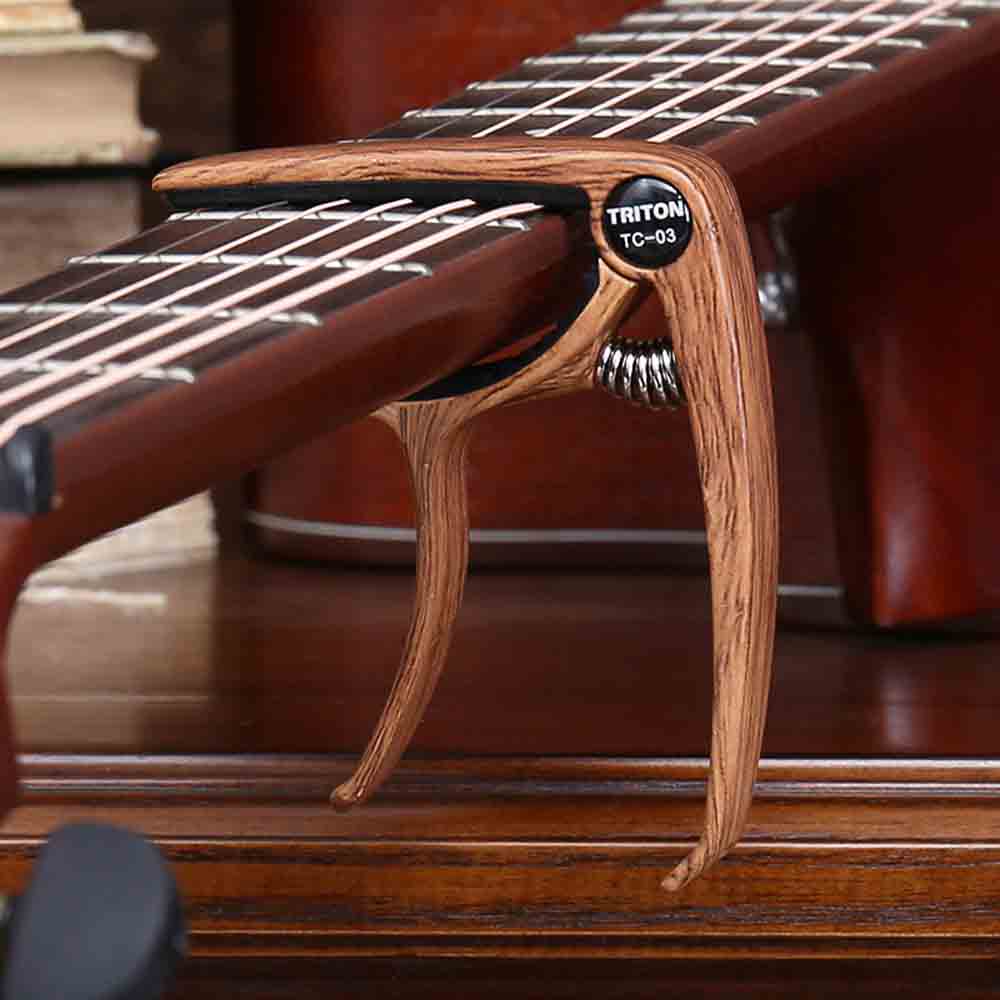 High-Quality Metal Capo for Guitar - Dual-Use for Acoustic/Electric,Tone Stable Zinc Alloy Guitar Clip,Professional Music Tool