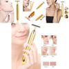 Premium Golden Facial Massage Wand Electric Face Massager Beauty Tool For Home And Spa Use