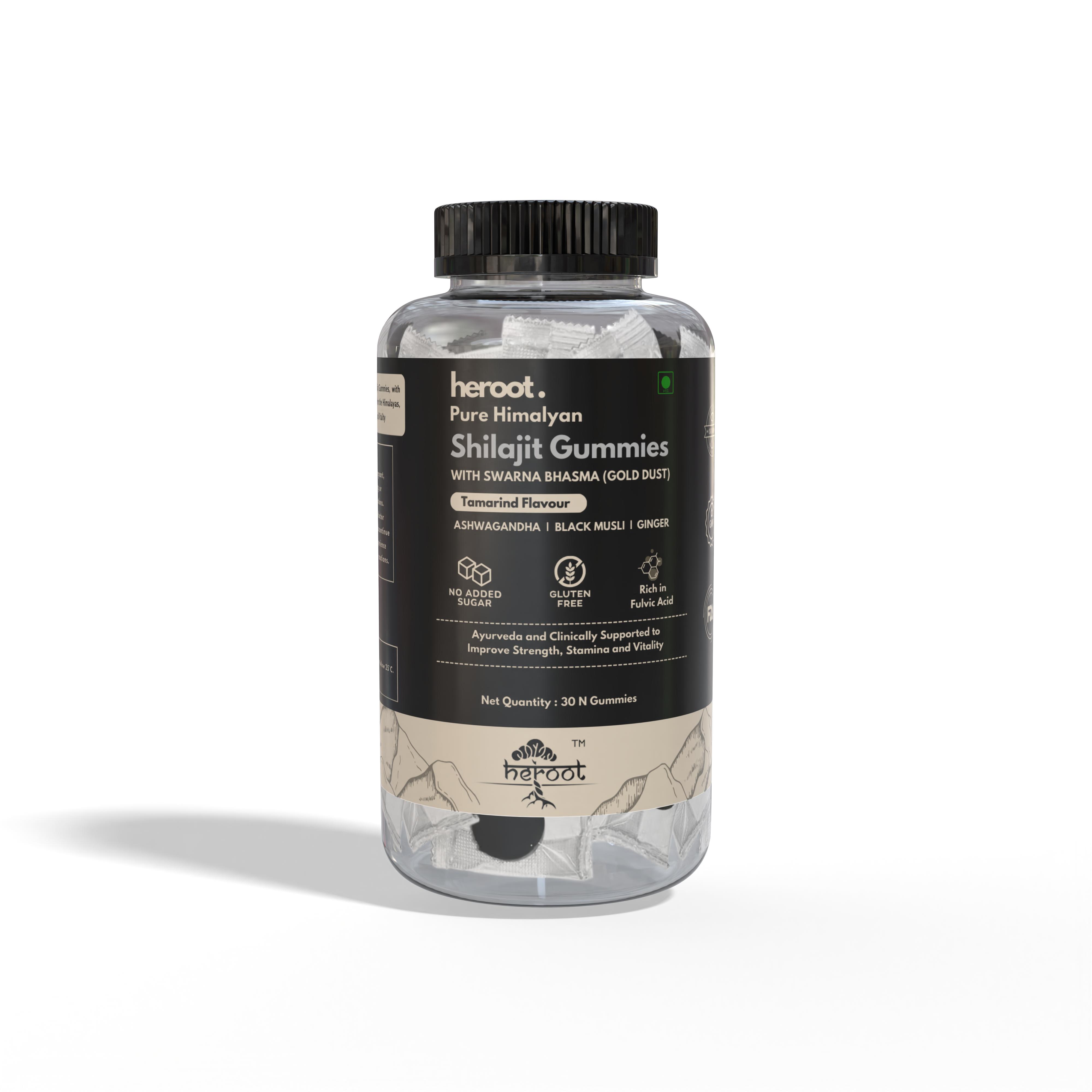 

Гімалайський шиладжит GOLD Gummies, органічний, надзвичайно потужний, 200 мг, фульвова кислота Pack of 30 Gummies