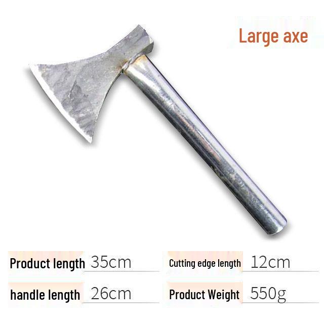 Carbon Steel Camping Axe: Versatile Tool for Gardening, Survival, Firefighting, and Wood Chopping