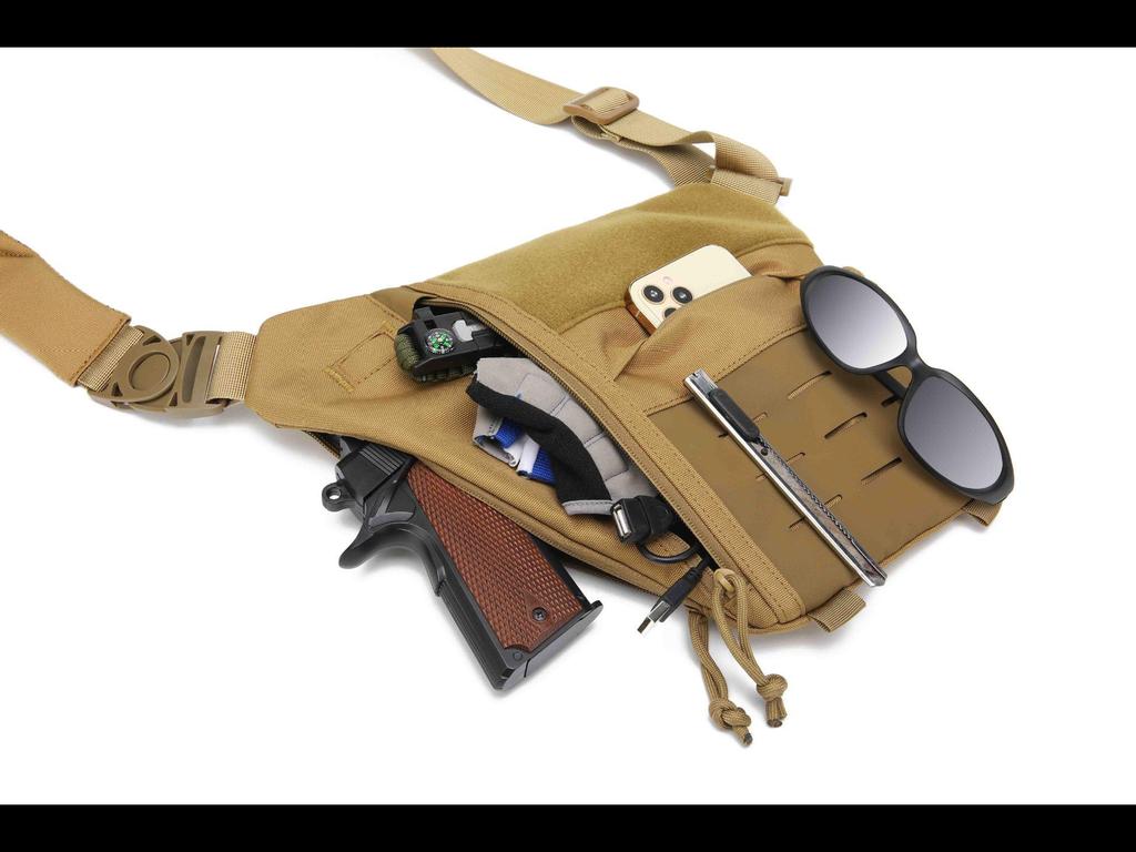 Men's Tactical Lightweight Crossbody Chest Bag for Outdoor Sports