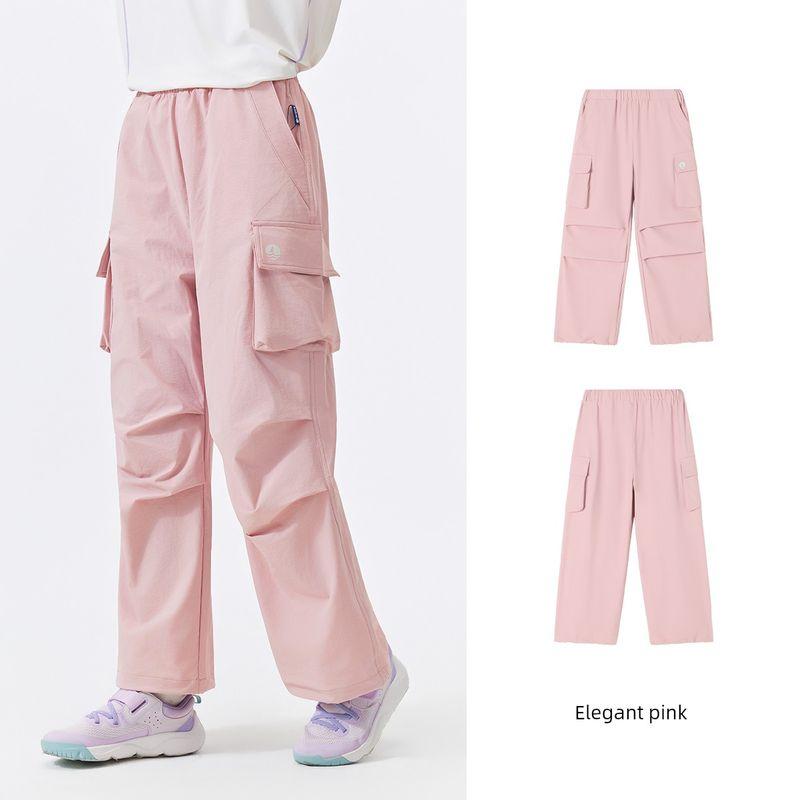 Navigare Italy Small Sailboat Children's Pants 2026 Spring and Autumn Outdoor Casual Thin Girls' Cargo Pants