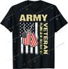 American Flag Camo Proud Us Army Veteran TShirt