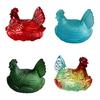 Barattolo Portaconfetti a Forma di Gallina in Vetro Cristallo Ciotola per Caramelle con Coperchio, Piatto da Dessert Portaconfetti Coperto Ciotola Decorativa per Snack Regalo