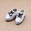 Rakulifey Obitsu 11 Shoes, Uniform Shoes, OB11 Size Shoes, Obitsu Doll 11cm Accessories, 112 BJD Doll Shoes, Gift (White 1)
