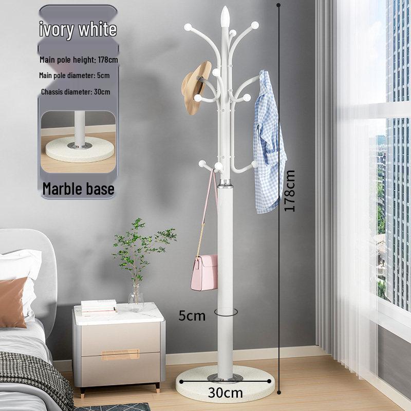 Modern Floor-Standing Coat and Clothes Rack for Bedroom or Living Room