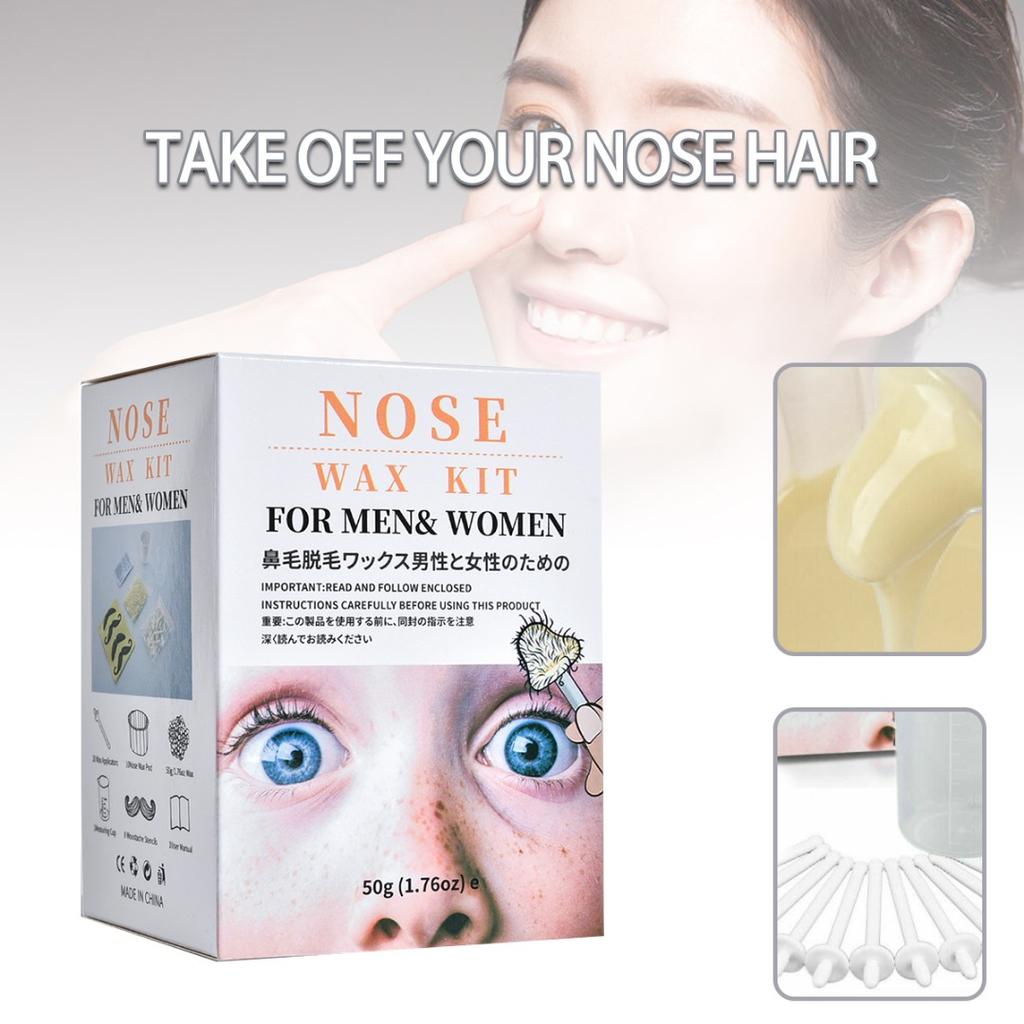 Купить Tingml Nose Ear Hair Removal Wax Kit Painless Easy Remove Nasal