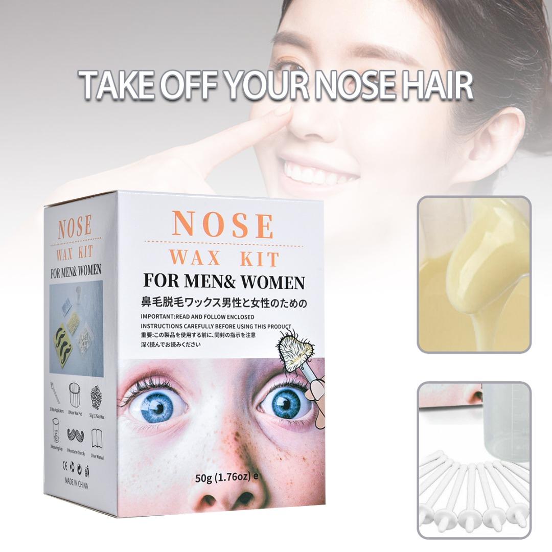 

Tingml Nose Ear Hair Removal Wax Kit Painless Easy Remove Nasal Waxing Unisex