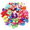 20/30pcs Dog Grooming Bows Mix Plaid Dot Cat Dog Hair Bows Dog Hair Rubber Bands Small Dog Grooming Accessories Pet Supplier