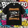 2025Summer Limited Bombardino Crocodilo Funny Meme T Shirt Men Women Summer O-Neck Short Sleeve 100% Pure Cotton Printed T-shirt