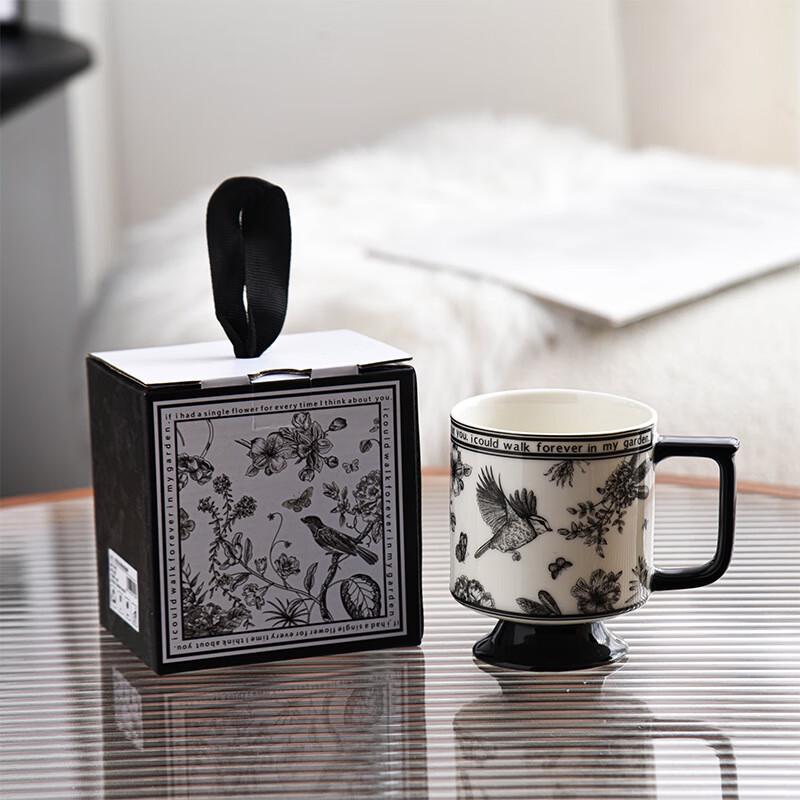 Creative Ceramic High-Stemmed Mugs Set