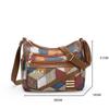 Elegante Vintage-Umhängetasche für Damen, trendige Handtasche, modische Schultertasche mit mehreren Taschen, alltagstaugliche Retro-Umhängetasche für den Alltag