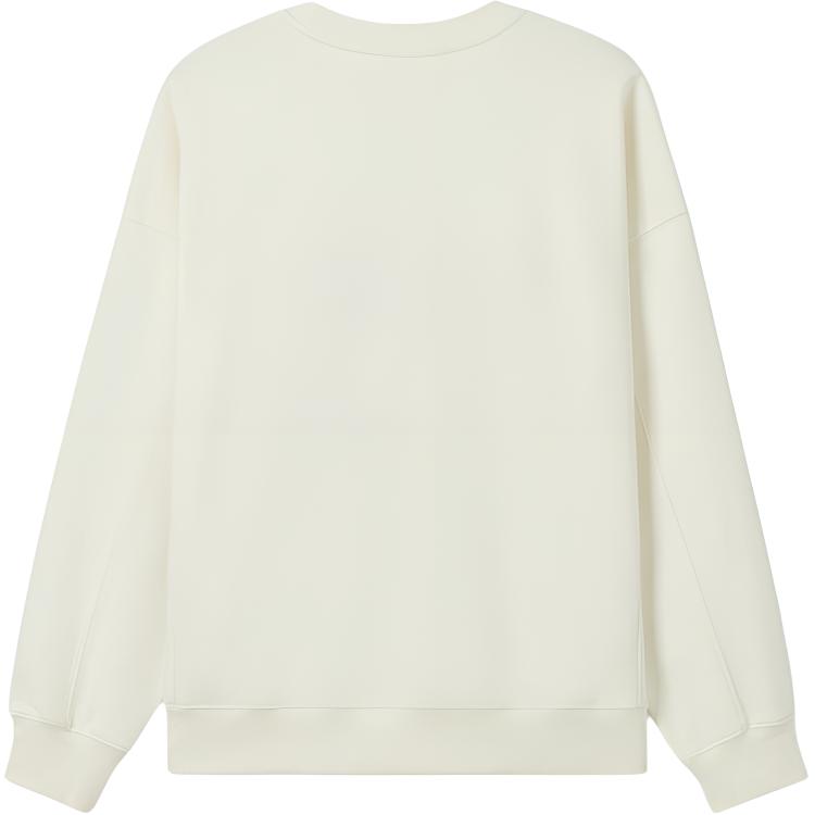 Levis Loose Logo Embroidered Printed Long Sleeve Sweatshirt Men Sweatshirt Beige 002HL-0000