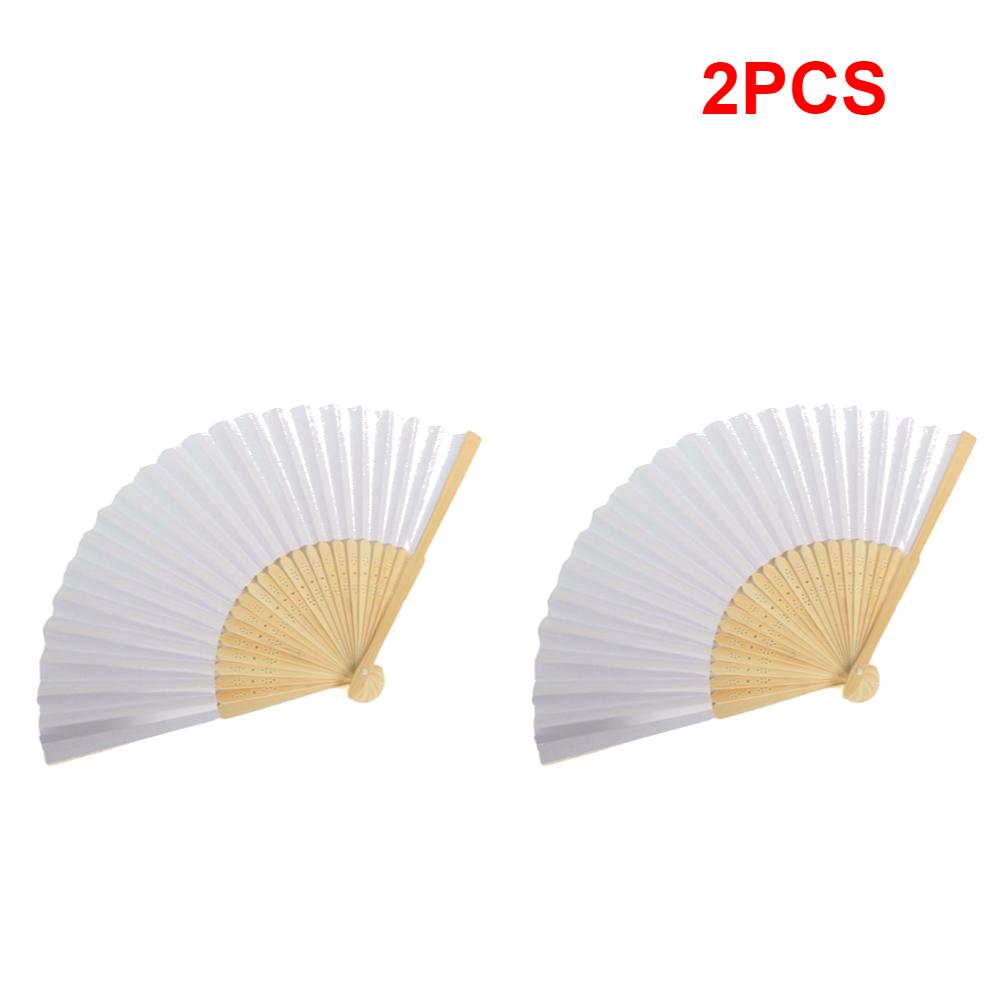 1-20 Stück DIY Papier Bambus Faltbare Dekorative Fächer Handbemalt Personalisierter Fächer für Handübungen Kalligraphie Zeichnen DIY Fächer
