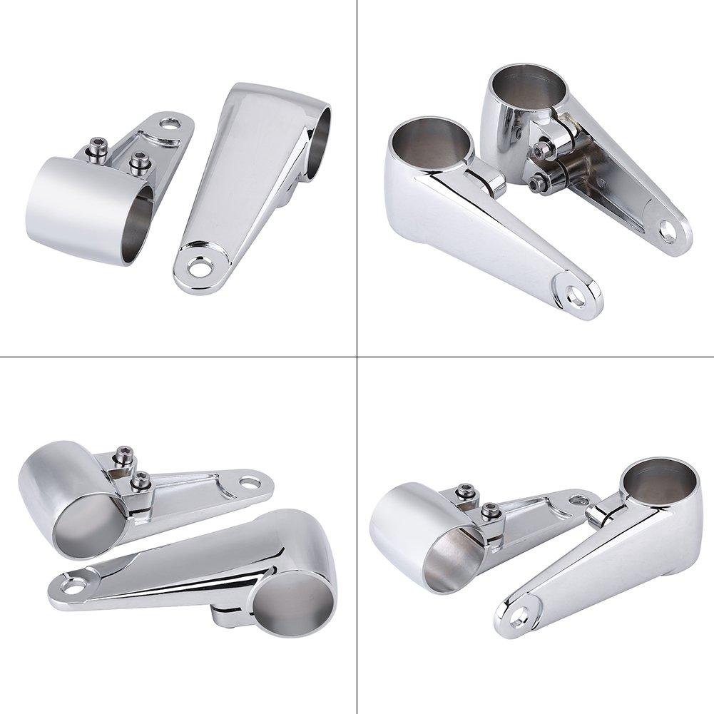 Qiilu Headlight Bracket Motorcycle Headlight Bracket 35mm - 41mm Fork Tube Set of 2