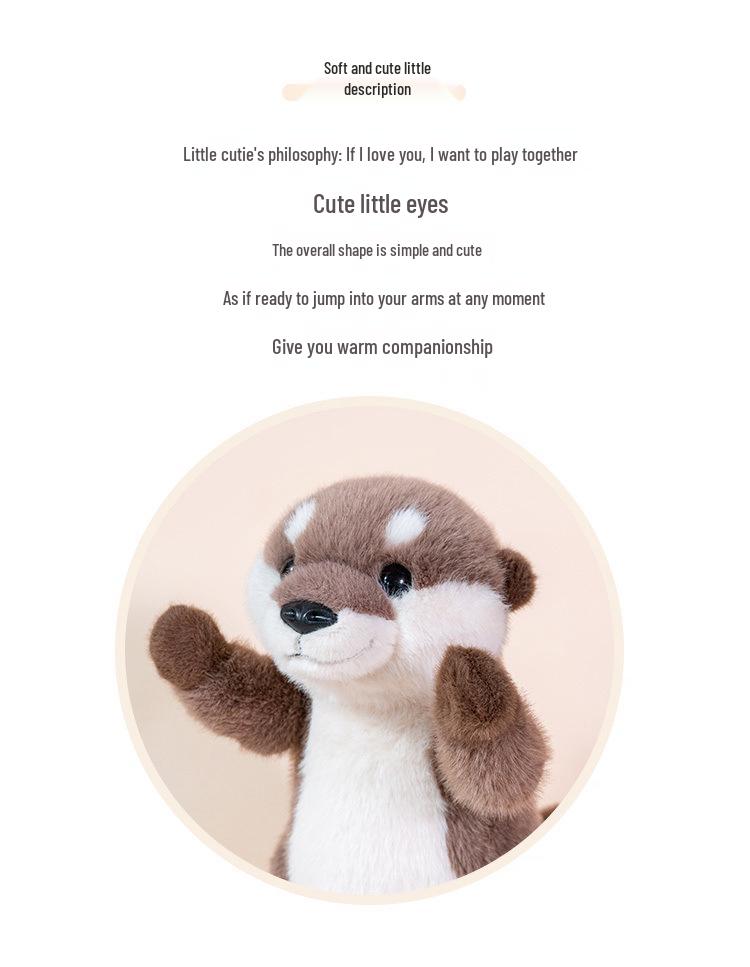 Magnetic Hugging Otter Plush - Cute, Soft Companion Doll for Kids, Ideal Birthday Gift