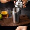 5/6 Peças Coqueteleira de Aço Inoxidável Ferramentas de Bartending Kit de Bartender Coqueteleira Martini Conjunto Misturador de Bebidas Com Bolsa de Armazenamento