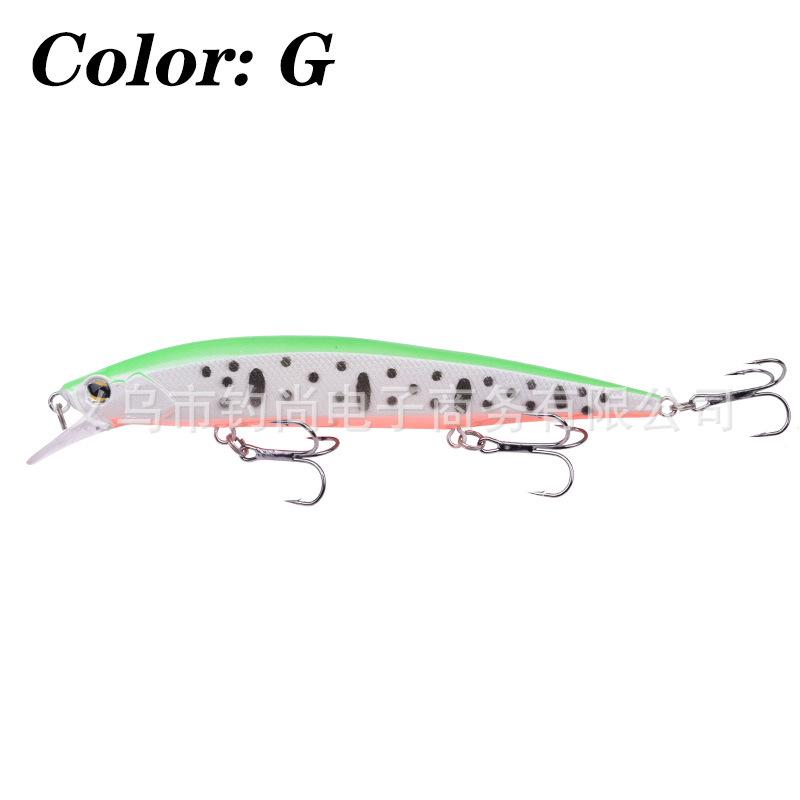 14cm/18.5g Realistic Sliding Weight Minnow Lure for Long Cast Aspius Fishing