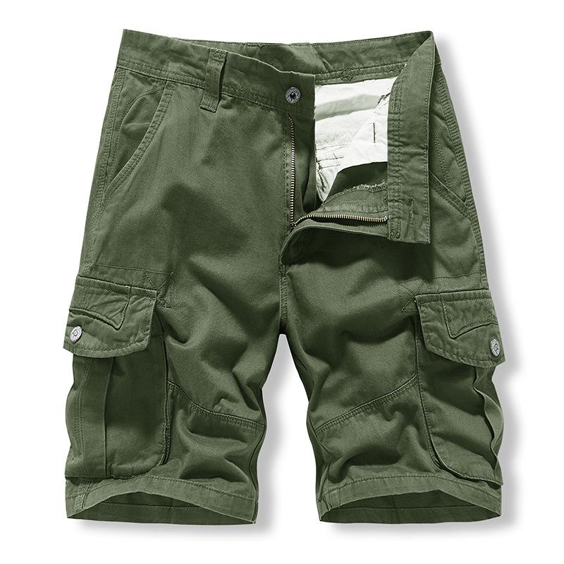 Men's 2021 Summer Multi-Pocket Washed Casual Shorts