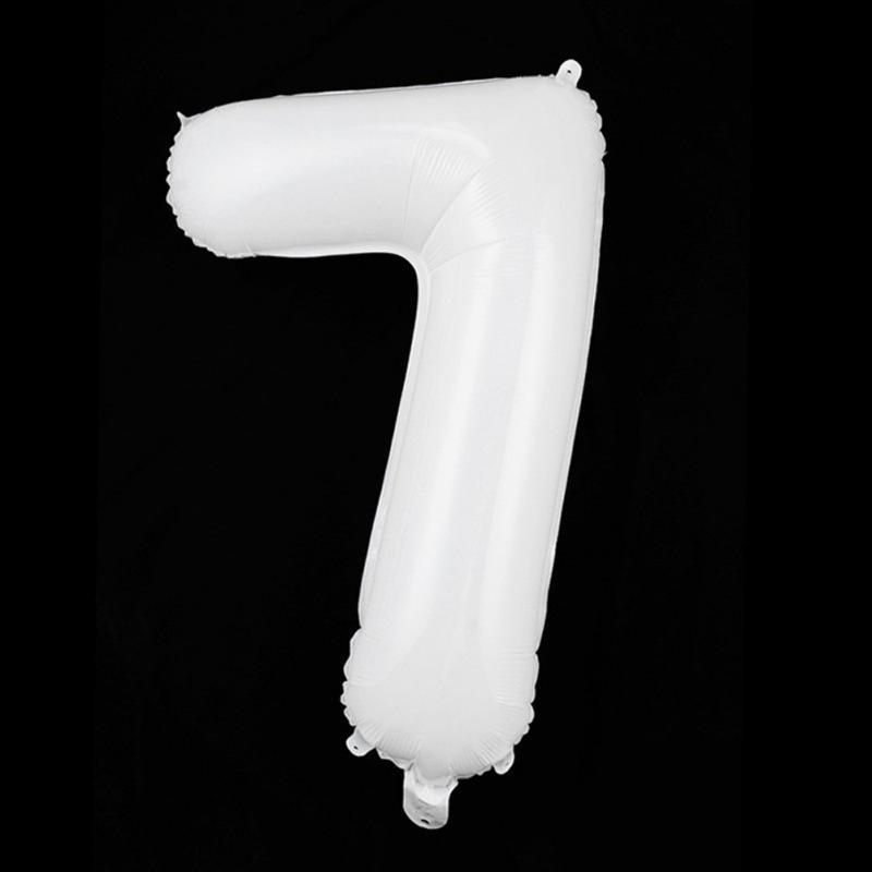 32-Inch White Digital Balloon for Birthdays, Proposals, and Parties