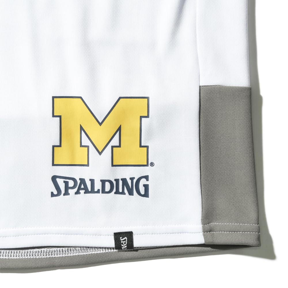 Spalding Practice Pants, Michigan Arch Logo, White, Size M, SMP25027M