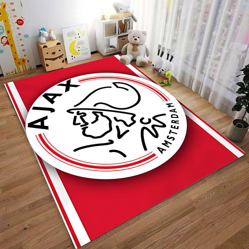 Ajax Amsterdam Logo Teppich geeignet als rutschfeste Matte für das Wohnzimmer oder Schlafzimmer Sofa