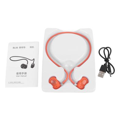 Écouteur Bluetooth à Conduction Aérienne Rechargeable par USB Léger Casque sans Fil pour le Sport le Cyclisme